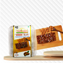 Badam Burfi Trey - 9 Pcs